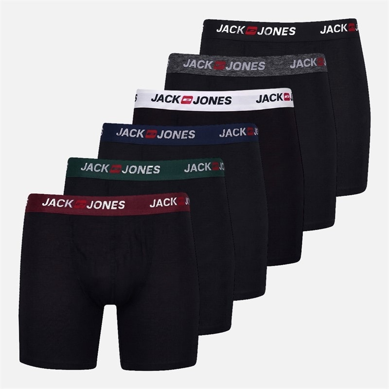 JACK & JONES Herre Jaccorp Logo 6-pak Boxer Briefs Pack 5 Black
