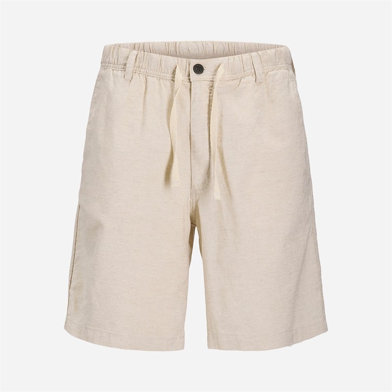 JACK & JONES Herre Bondi hør shorts Moonbeam