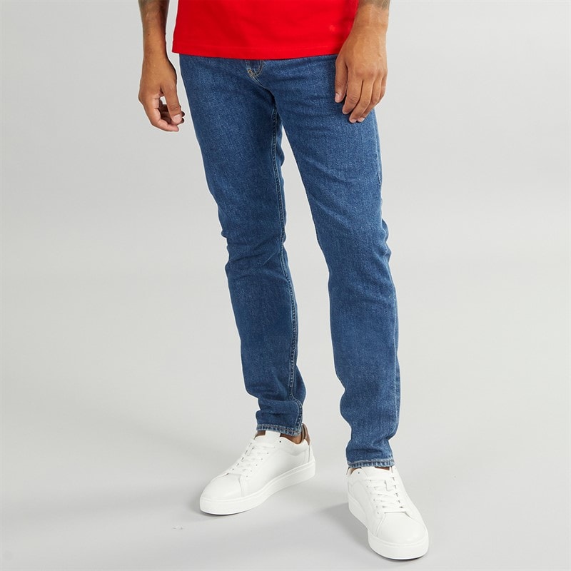 Calvin Klein Jeans Herre Tapered Jeans Denim Mørk