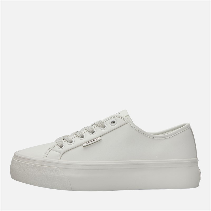 Calvin Klein Jeans Dame VULC flatform træningssko Lily White