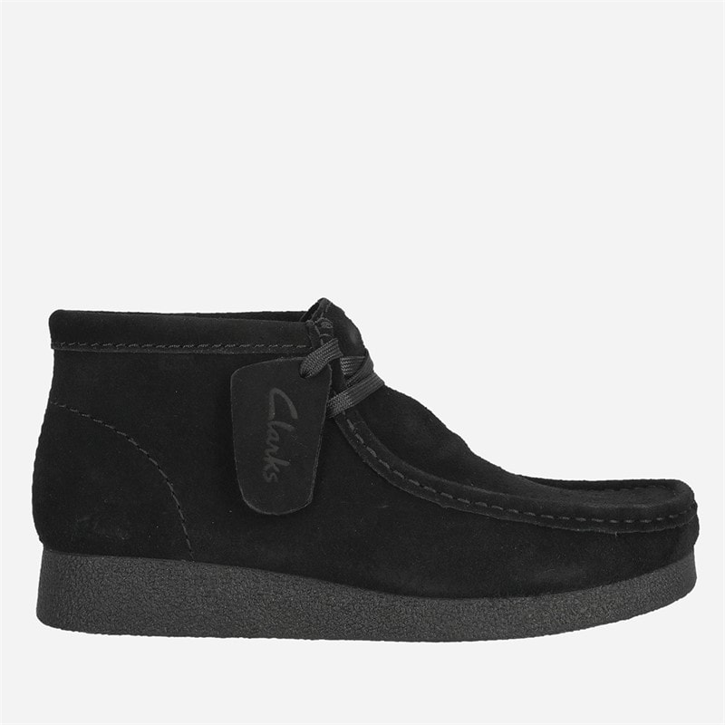 Clarks Herre Evo Wallabee Sko Black Sde