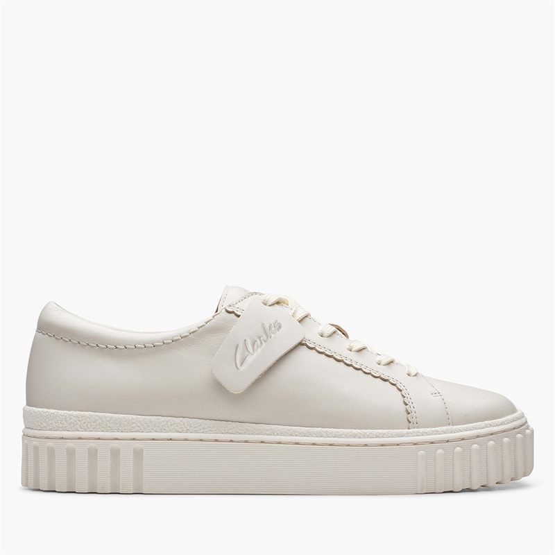 Clarks Dame Mayhill Walk D- Fit Træningssko Off White