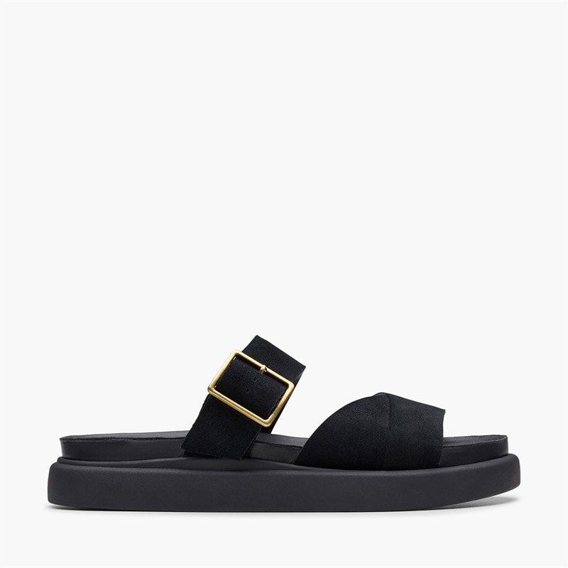 Clarks Dame Aristella D-Fit Sandaler Sort