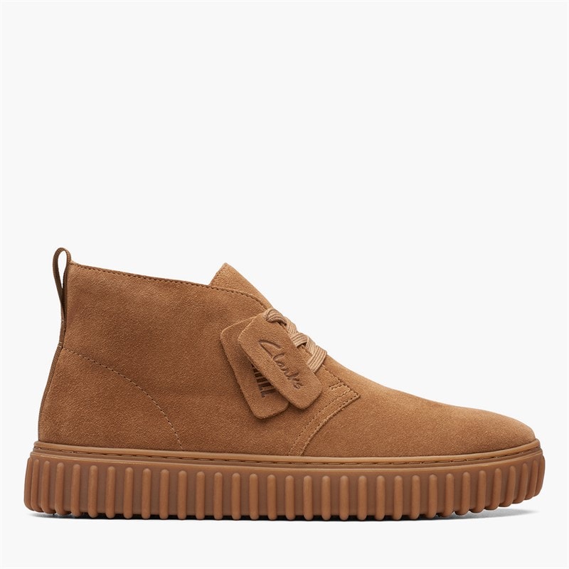Clarks Herre Torhill Desert Boots Cognac Suede