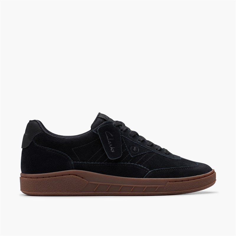 Clarks Herre Craft Rally Ace Træningssko Black Suede