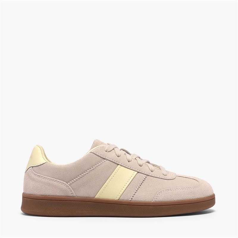 Clarks Dame Seco Speed Trænere Sand Combi