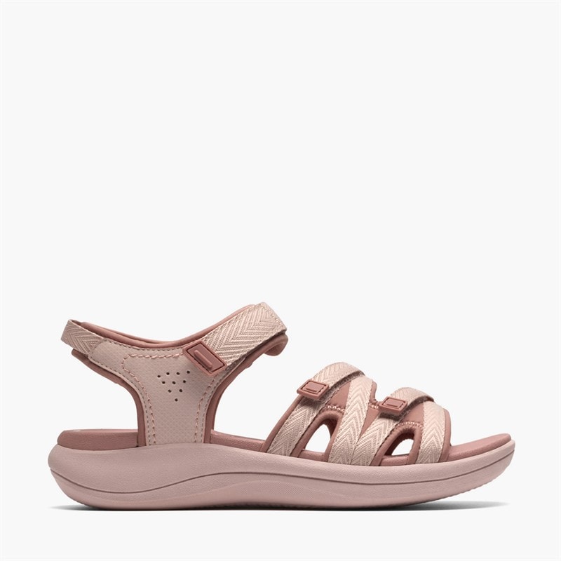 Clarks Dame Mira Madi Sandaler Dusty Pink