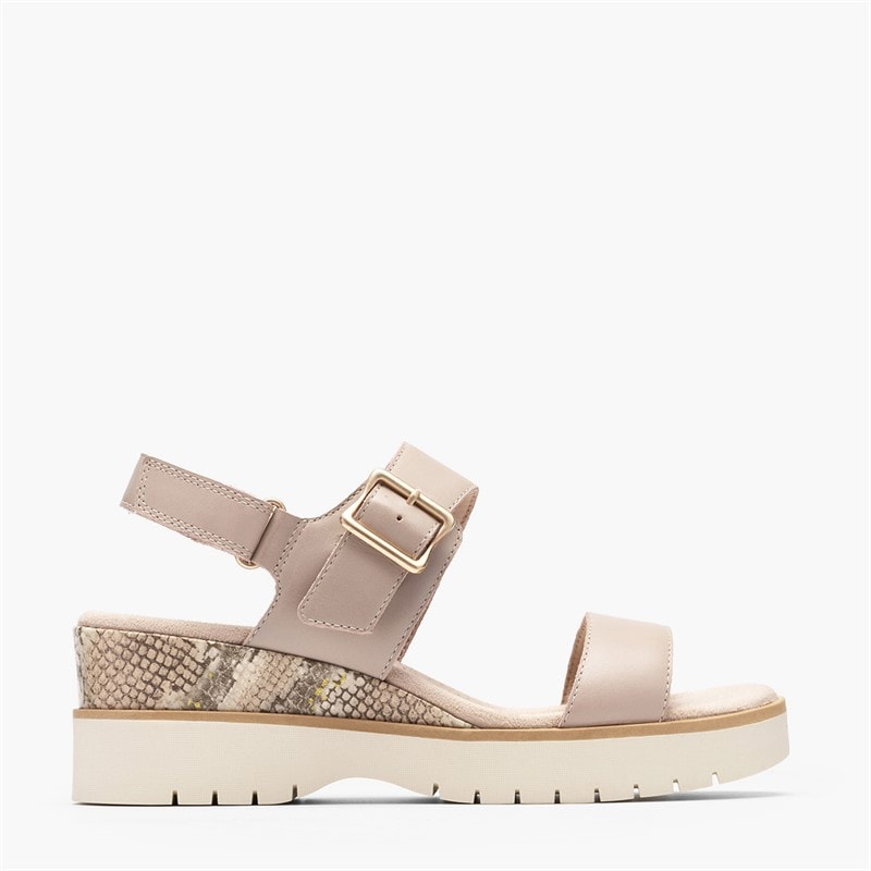 Clarks Dame Diaz Rose Sandaler Sand Combi