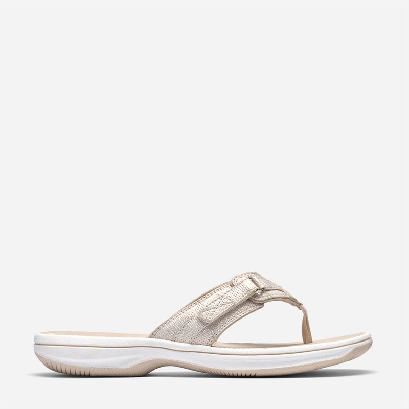 Clarks Dame Brinkley Sea Klipklapper Soft Gold