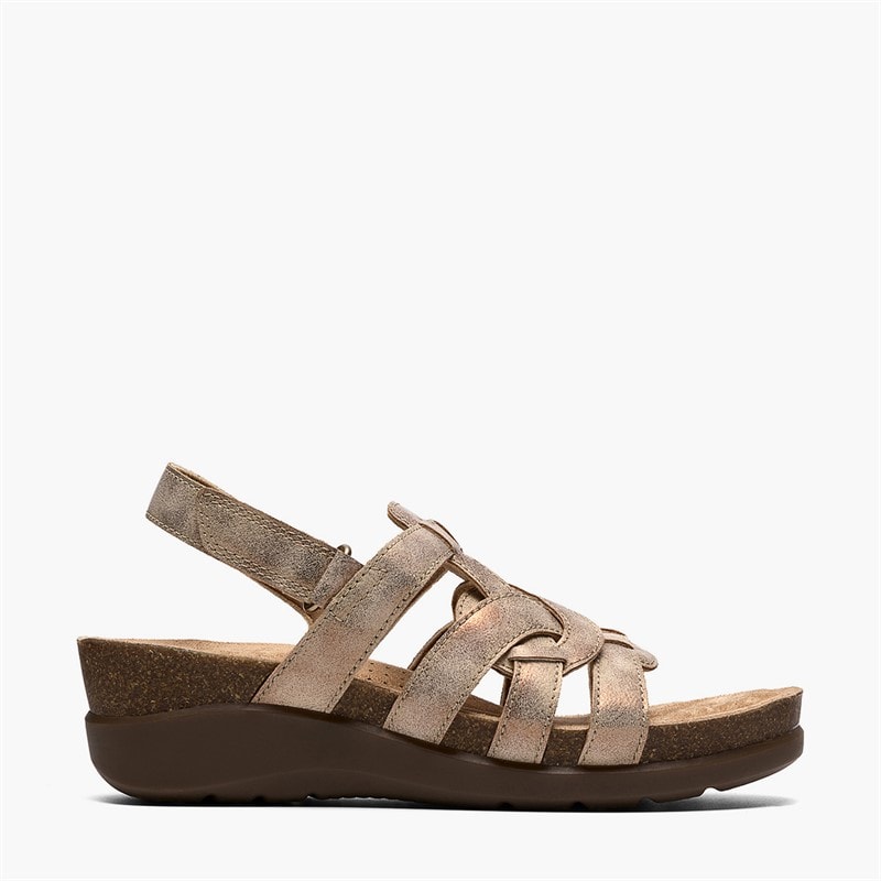 Clarks Dame Calenne Gracie Kile Sandaler Bronze Metallic