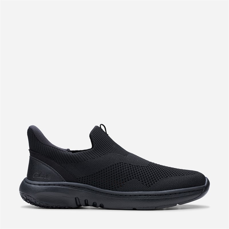 Clarks Herre Pro Free Strik Træningssko Black Knit