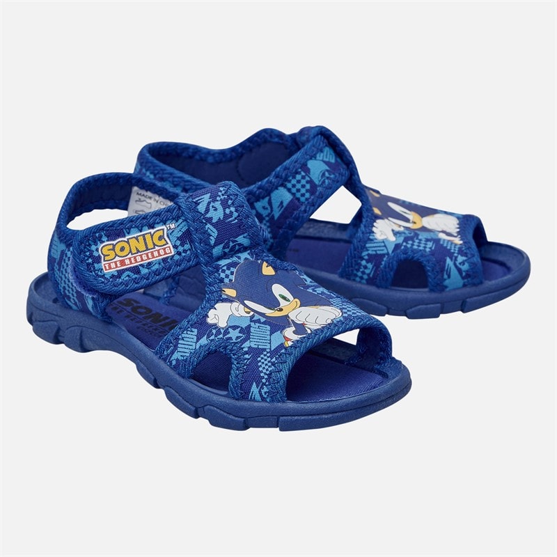 Sonic Børne Drenge åben tå sandaler Royal