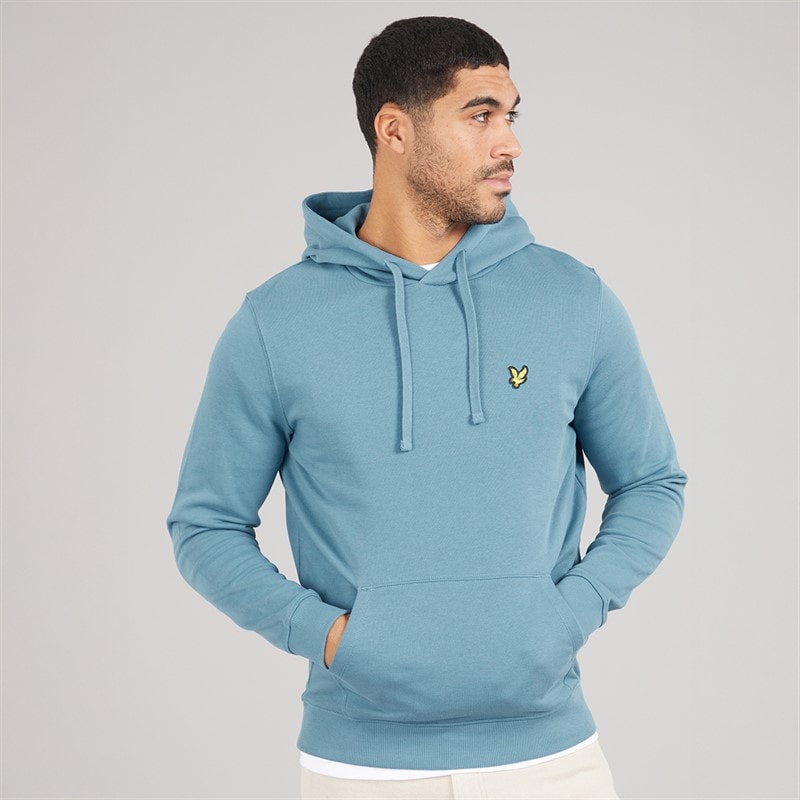 Lyle And Scott Vintage Herre Hoodie X861 Ocean Sky