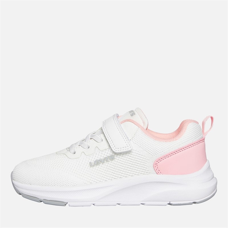 Levi's Piger Hudson Sneakers Hvid/Rose 2900 White Rose 2900