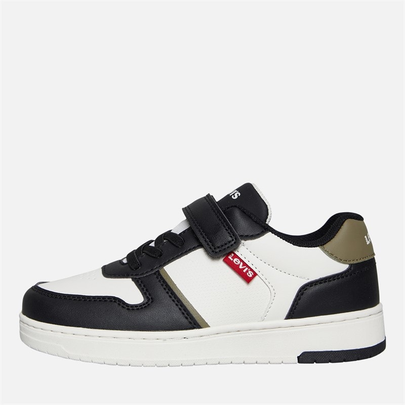 Levi's Børne Kick Sneakers Off White/Sort 2933 Off White Black 2933