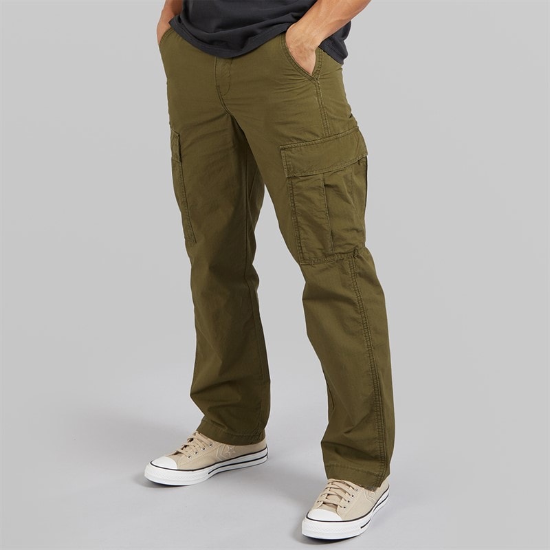 Levi's Herre Lige Cargobukser Dark Olive