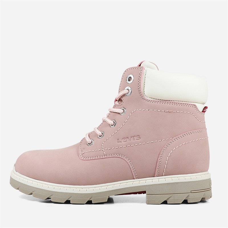 Levi's Junior Piger Forrest Nova Støvler Pink/Ecru 4649
