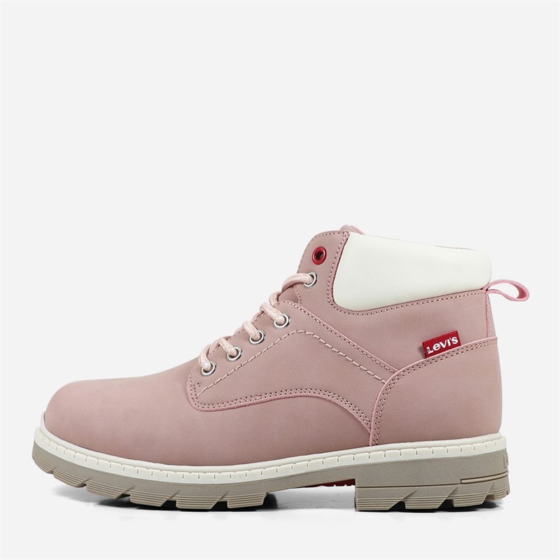 Levi's Junior Piger Jax Plus Støvler Pink/Ecru 4649