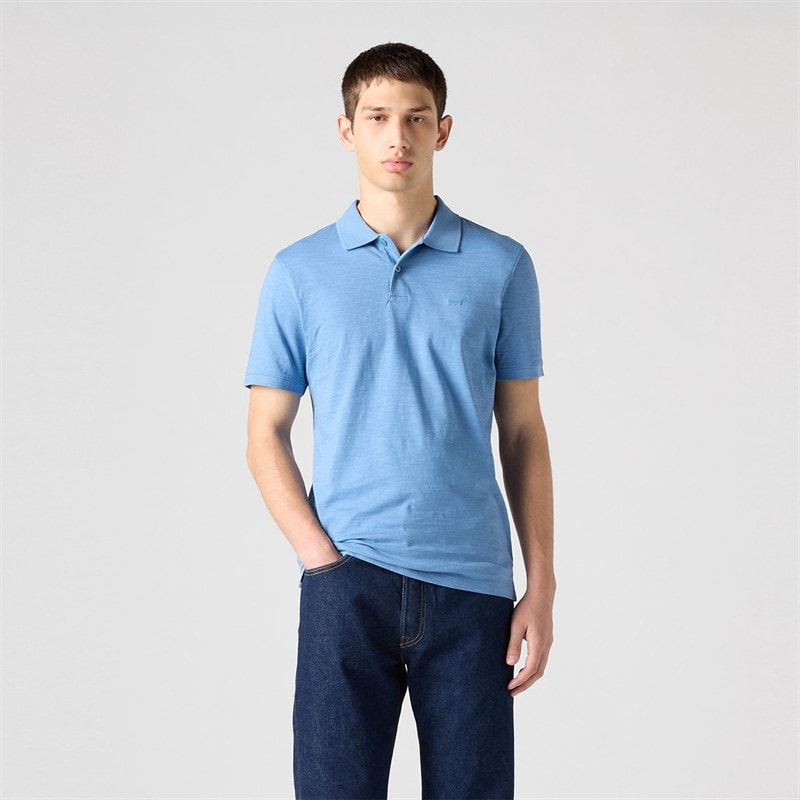Levi's Herre Slim Housemark Polo Skjorte Stille havn