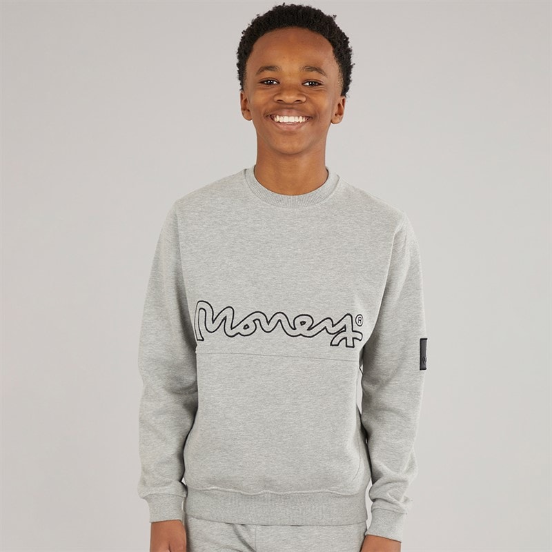 Money Drenge Relex Crew Sweatshirt Grå