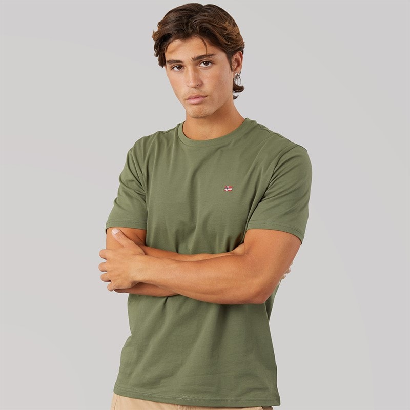 Napapijri Herre Salis T-shirt Tea Leaf