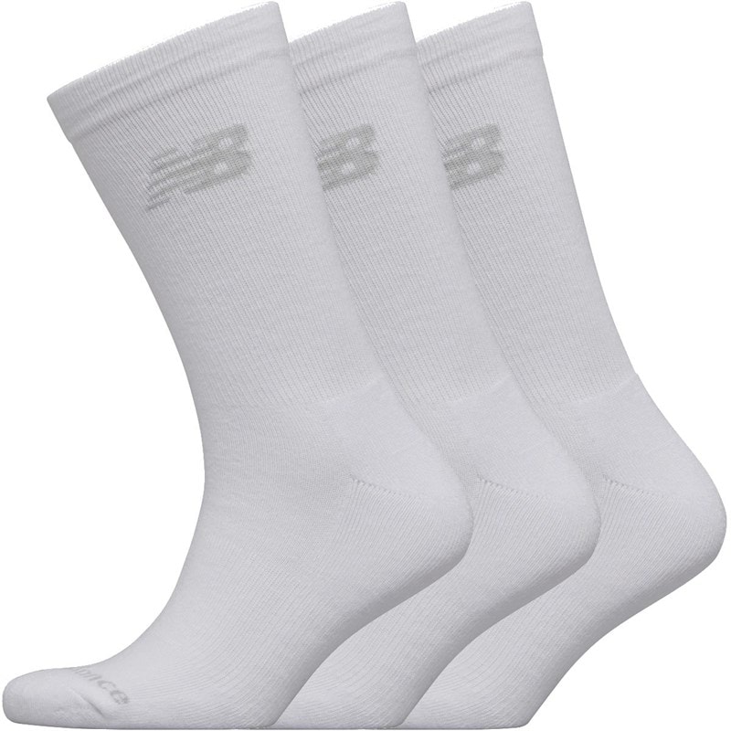 New Balance Tre par pudeforstærkede sokker Hvid