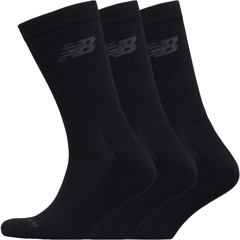 New Balance Tre par pudeforstærkede strømper Sort