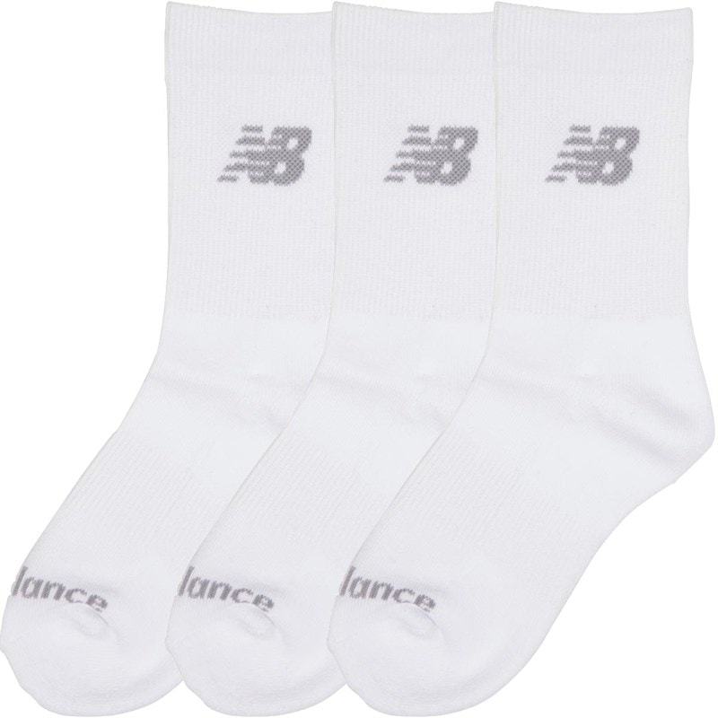 New Balance Junior Strømper med Polstring 3-pak Hvid