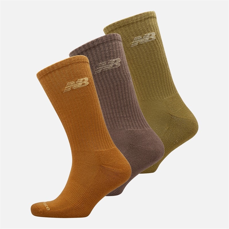 New Balance Herre Hverdags Tre Pak Crew Sokker Multi