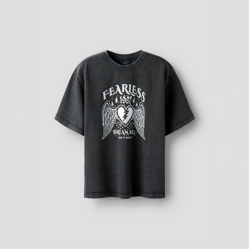 Name It Piger Janta T Shirt Sort