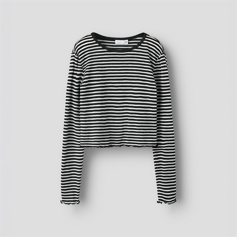 Name It Piger Bertis Langærmet T-shirt Sort