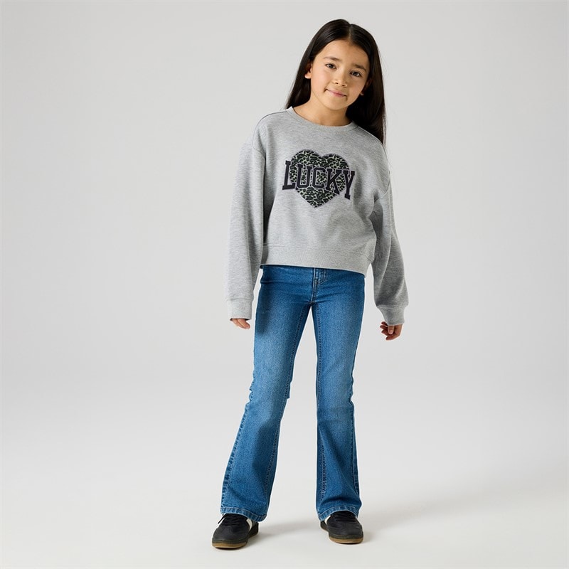 Name It Piger Bima Sweatshirt Grey Melange