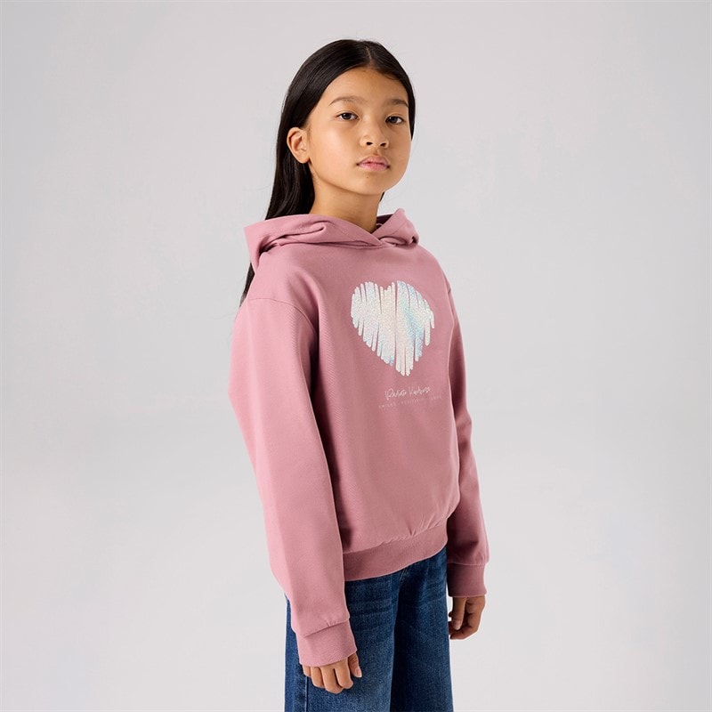 Name It Piger Bella Hættetrøje Nostalgia Rose
