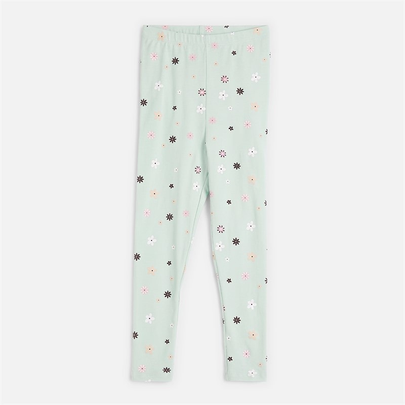 Name It Piger Vivian Blomster Leggings Gossamer Green