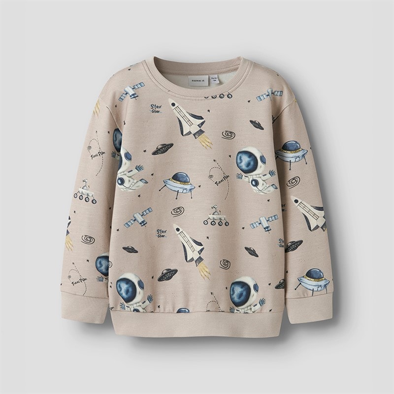 Name It Drenge Mini Dance Sweatshirt Chateau Gray