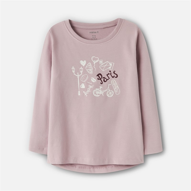 Name It Piger Vix Langærmet Top Keepsake Lilac