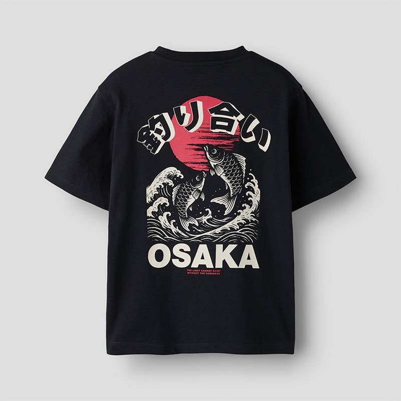 Name It Drenge Fabio T-shirt Black Beauty