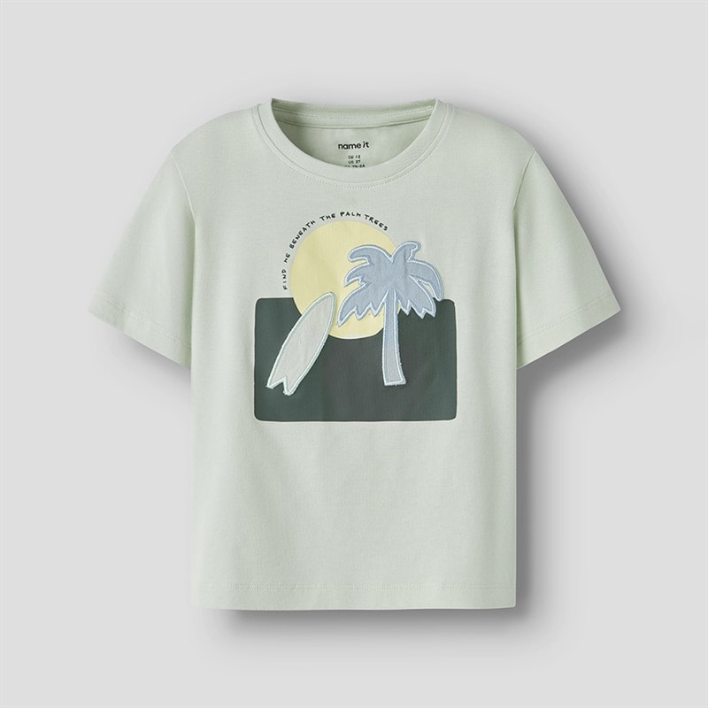 Name It Drenge James T Shirt Bleg akva