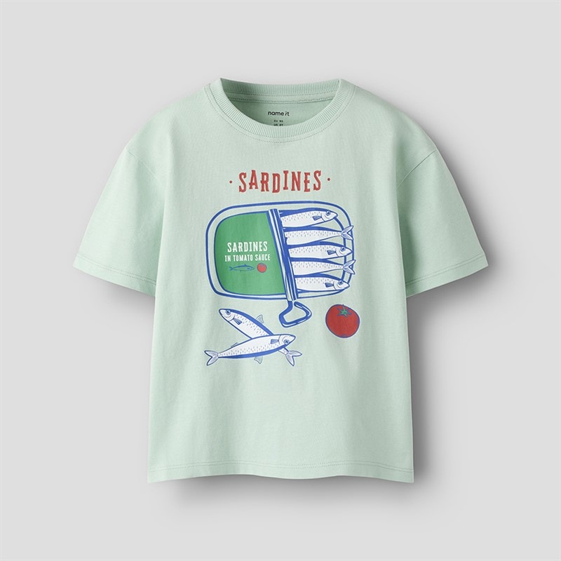 Name It Drenge Hadu T Shirt Subtil grøn