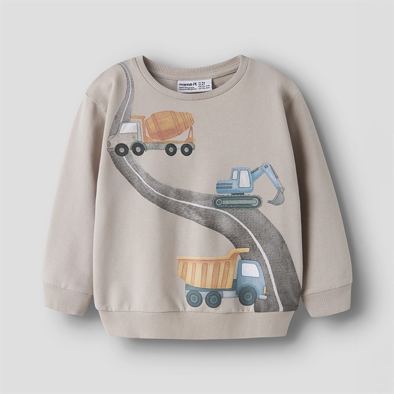 Name It Drenge Jaso Sweatshirt Chateaugrå