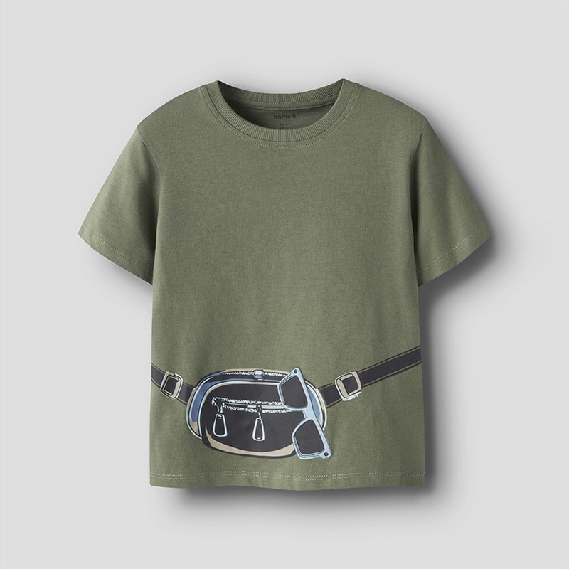 Name It Drenge Henni T Shirt Olivin