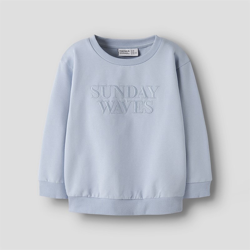 Name It Drenge Hendri Sweatshirt Blå tåge