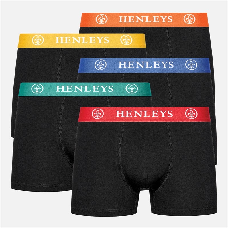 Henleys Herre Primas Boxer shorts Sort