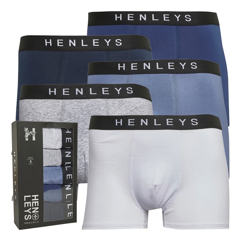 Henleys Herre Inksetr Boxer shorts Flerfarvet