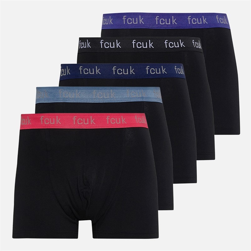 French Connection Herre FCUK Boxer shorts Sort