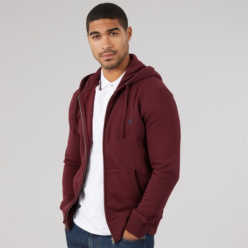 French Connection Herre FC Zip Hættetrøje Chateaux/Marine
