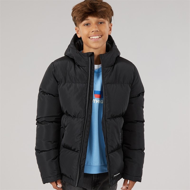 French Connection Drenge Række Puffer Jakke Sort