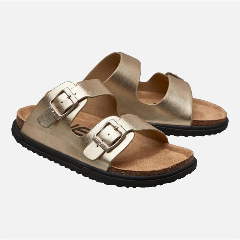 O'Neill Piger Haleiwa Dobbelt Spænde Sandaler Gold