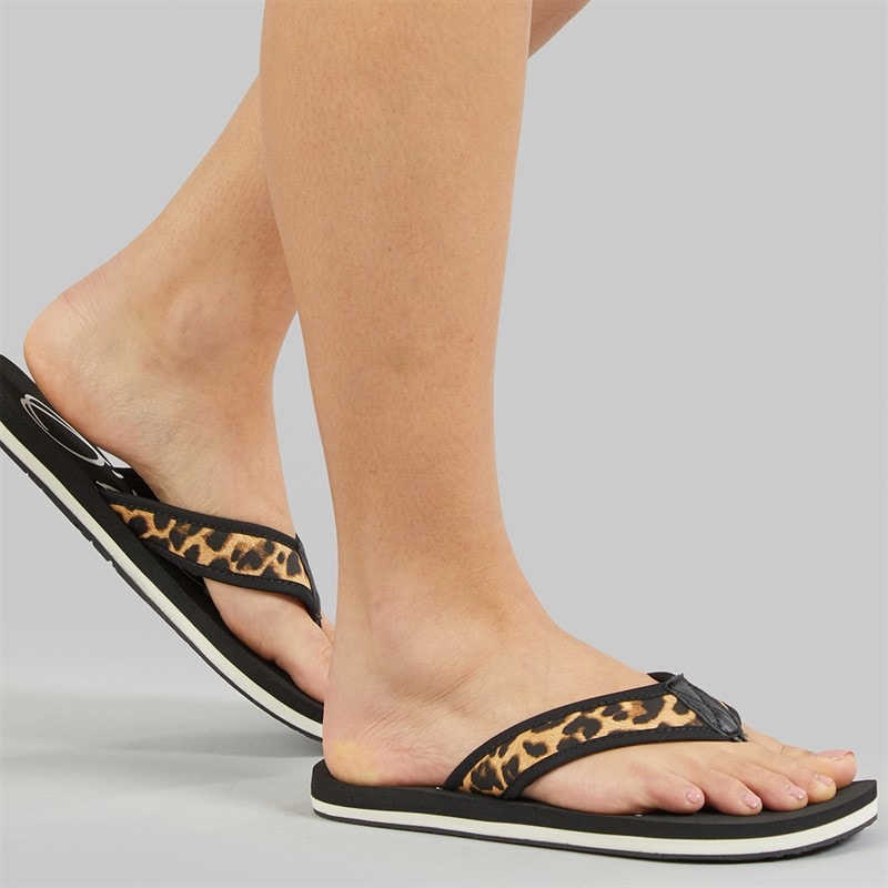 O'Neill Dame Jacky Flip Flops Leopard