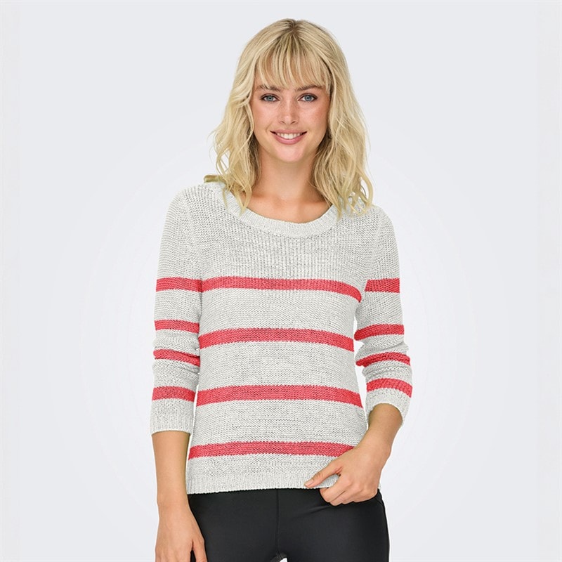 Only Dame Geena Pullover Jumper Cloud Dancer
